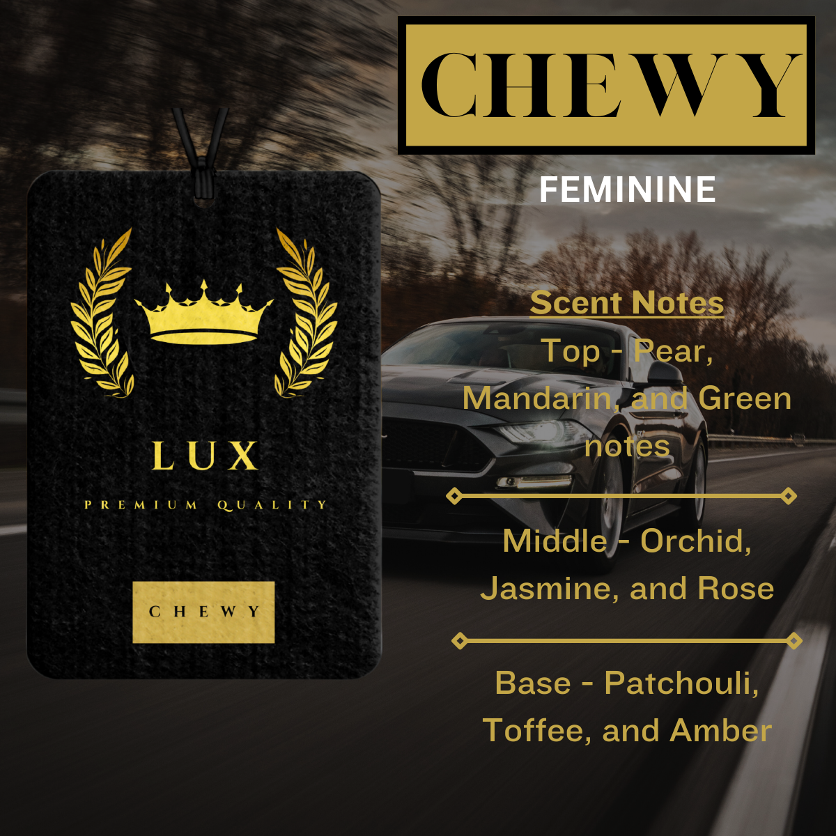 Luxury Scented Car Fresheners