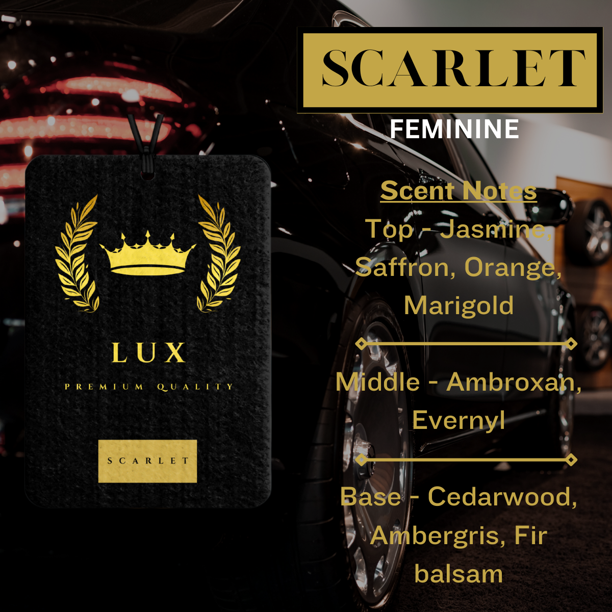 Luxury Scented Car Fresheners